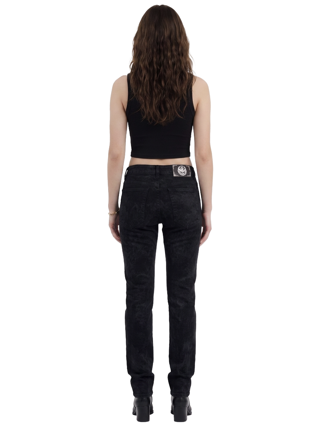 Kaia Mid Rise Straight Jean