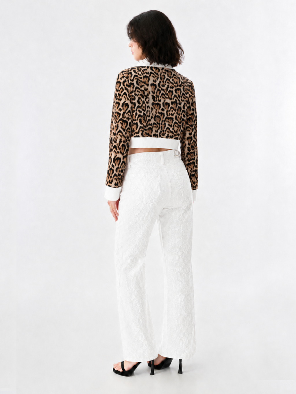 Leopard Print Bomber Jacket