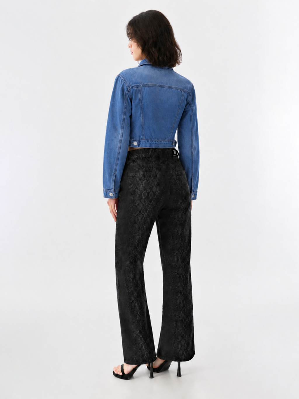 Studded Hem Denim Jacket