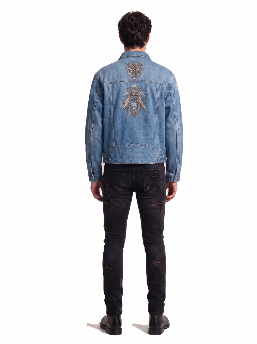 Embroidered Denim Jacket