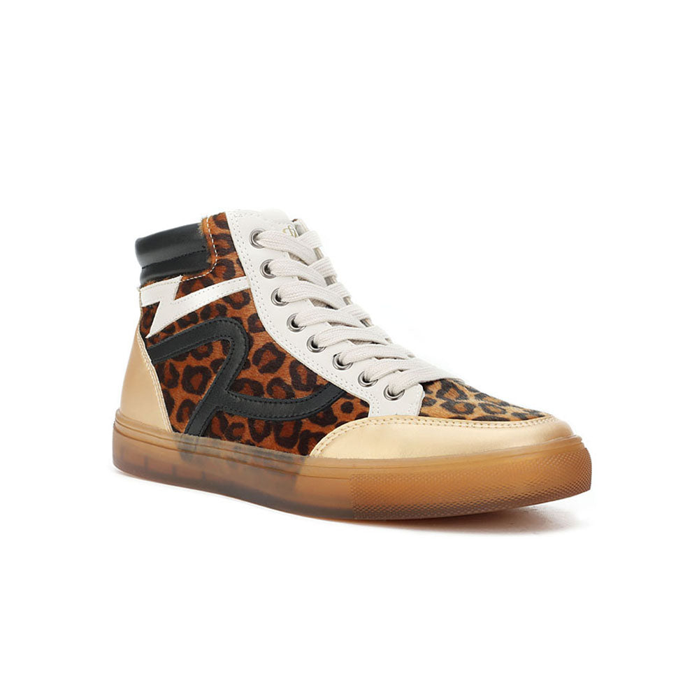 Patterned High Top Sneaker