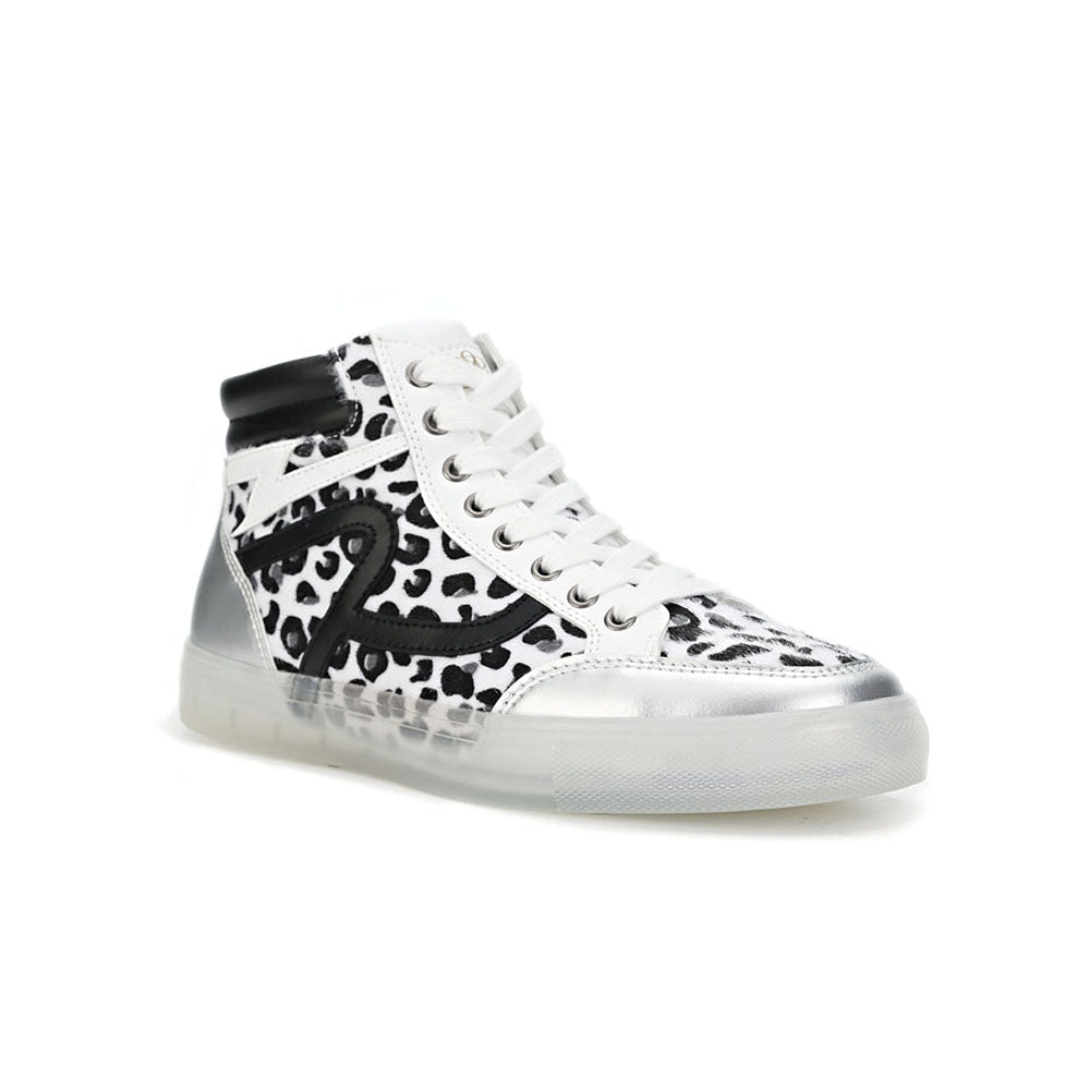 Patterned High Top Sneaker