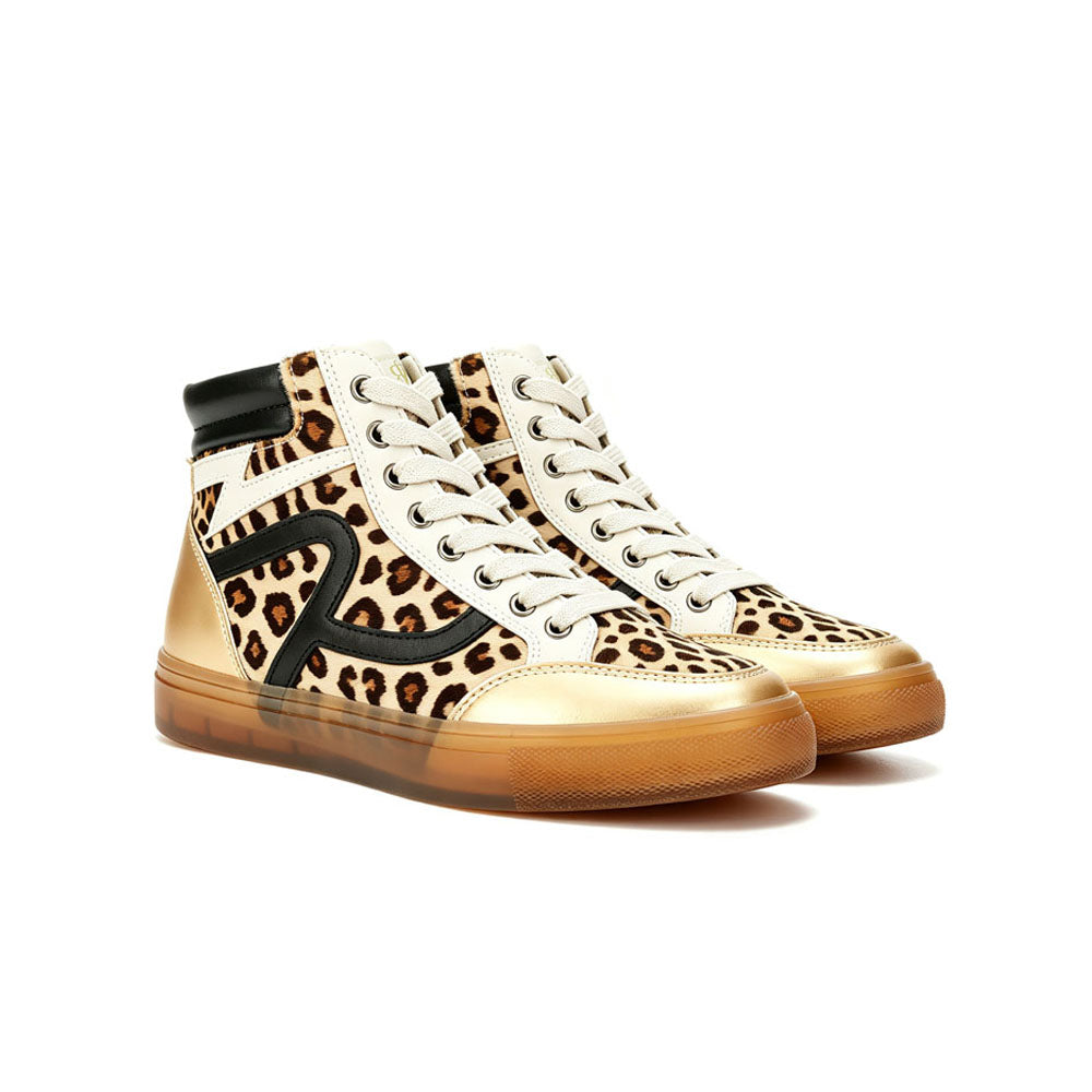 Patterned High Top Sneaker