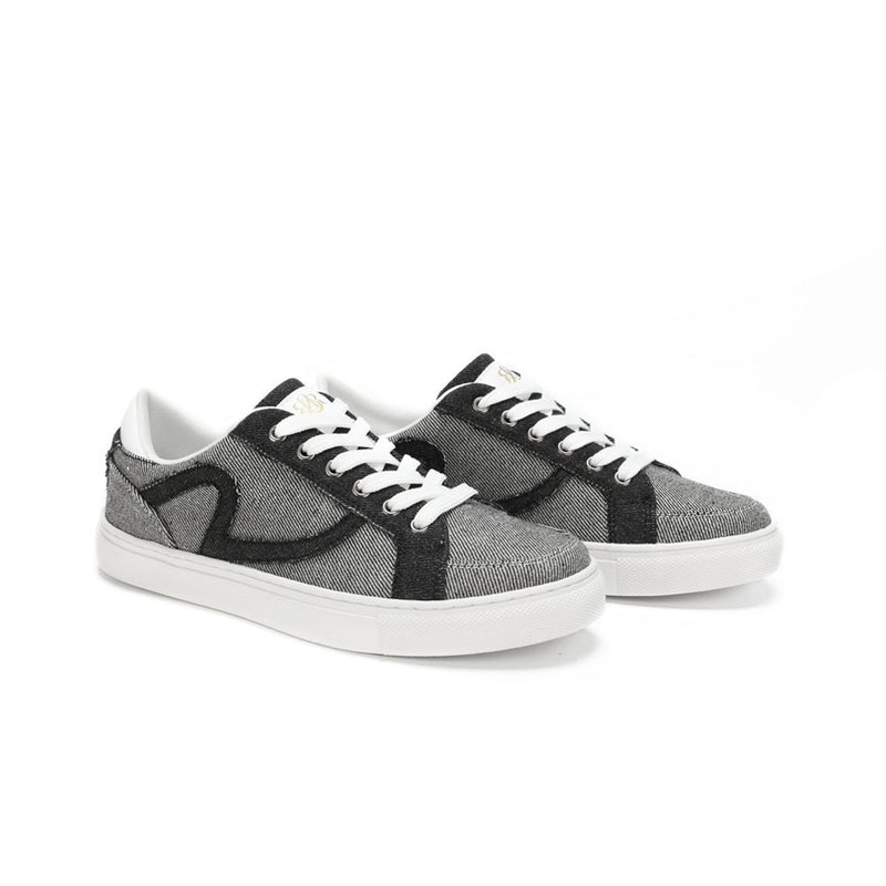Contrast Overlay Low Top Sneaker