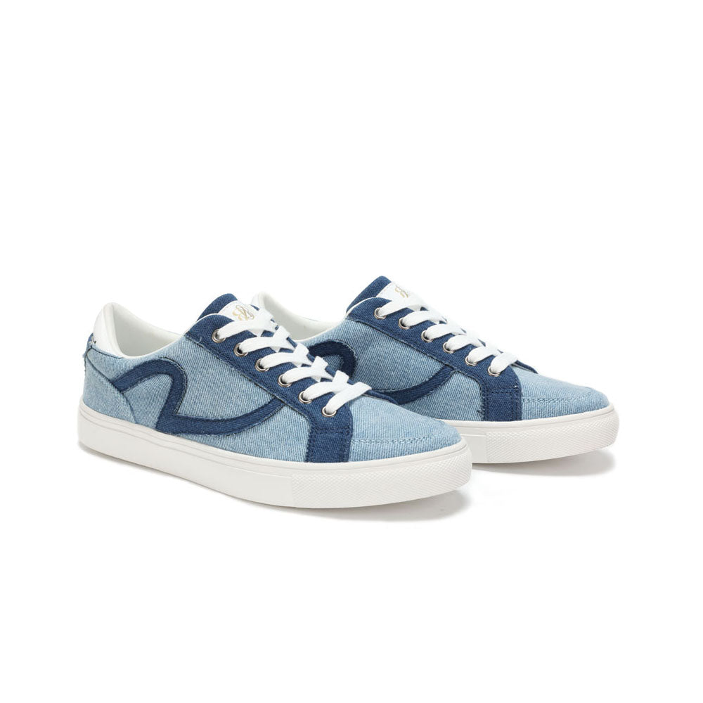 Contrast Overlay Low Top Sneaker