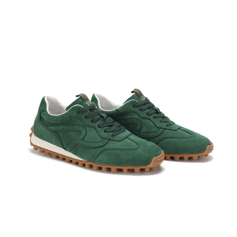 Paneled Low Top Runner Sneaker