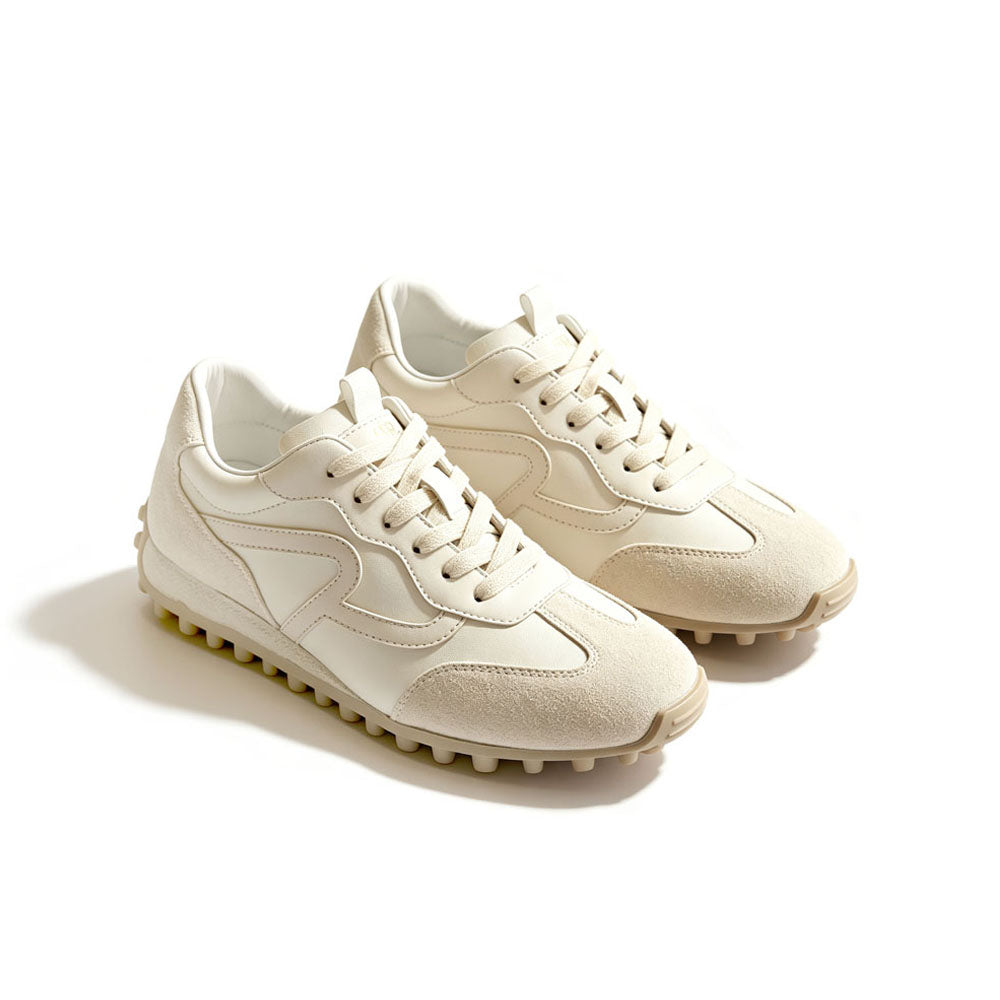 Paneled Low Top Runner Sneaker