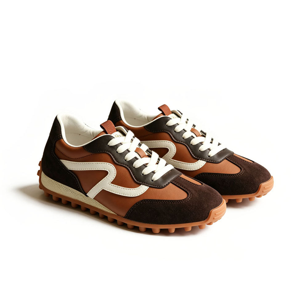 Paneled Low Top Runner Sneaker