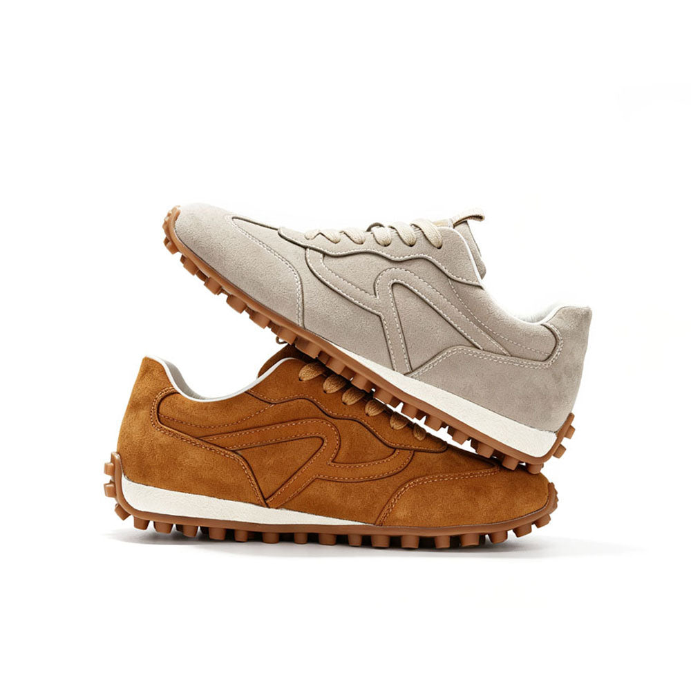 Paneled Low Top Runner Sneaker