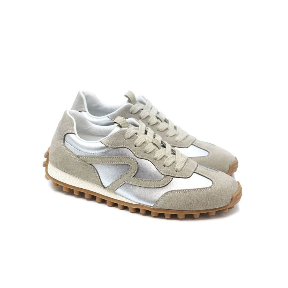 Paneled Low Top Runner Sneaker