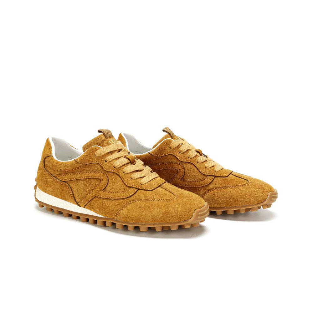 Paneled Low Top Runner Sneaker