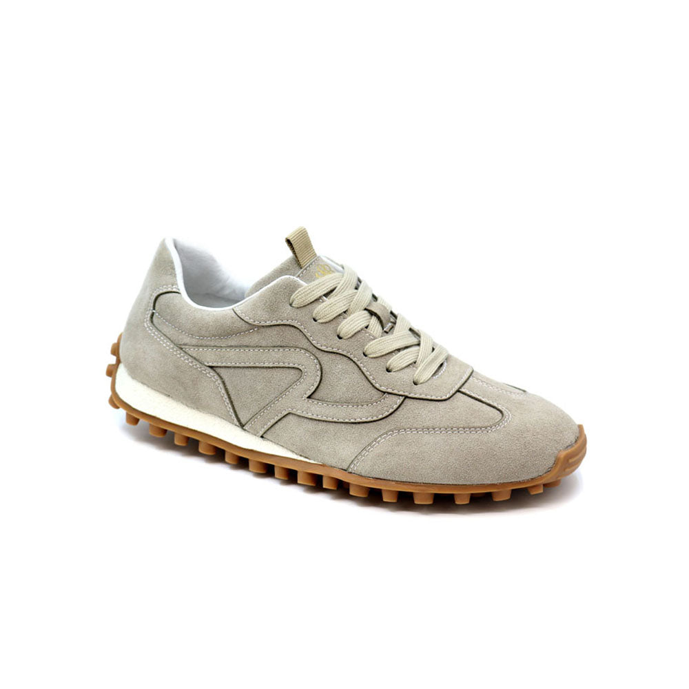 Paneled Low Top Runner Sneaker