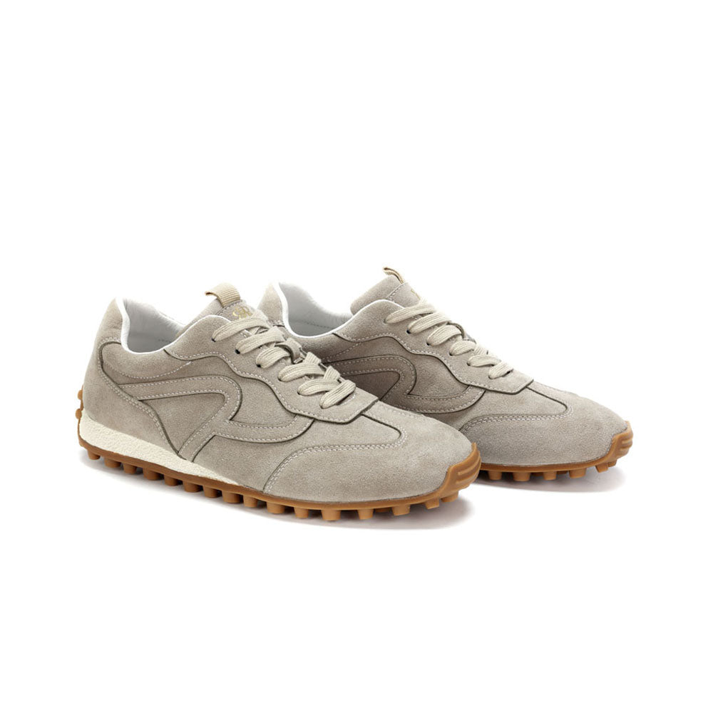 Paneled Low Top Runner Sneaker