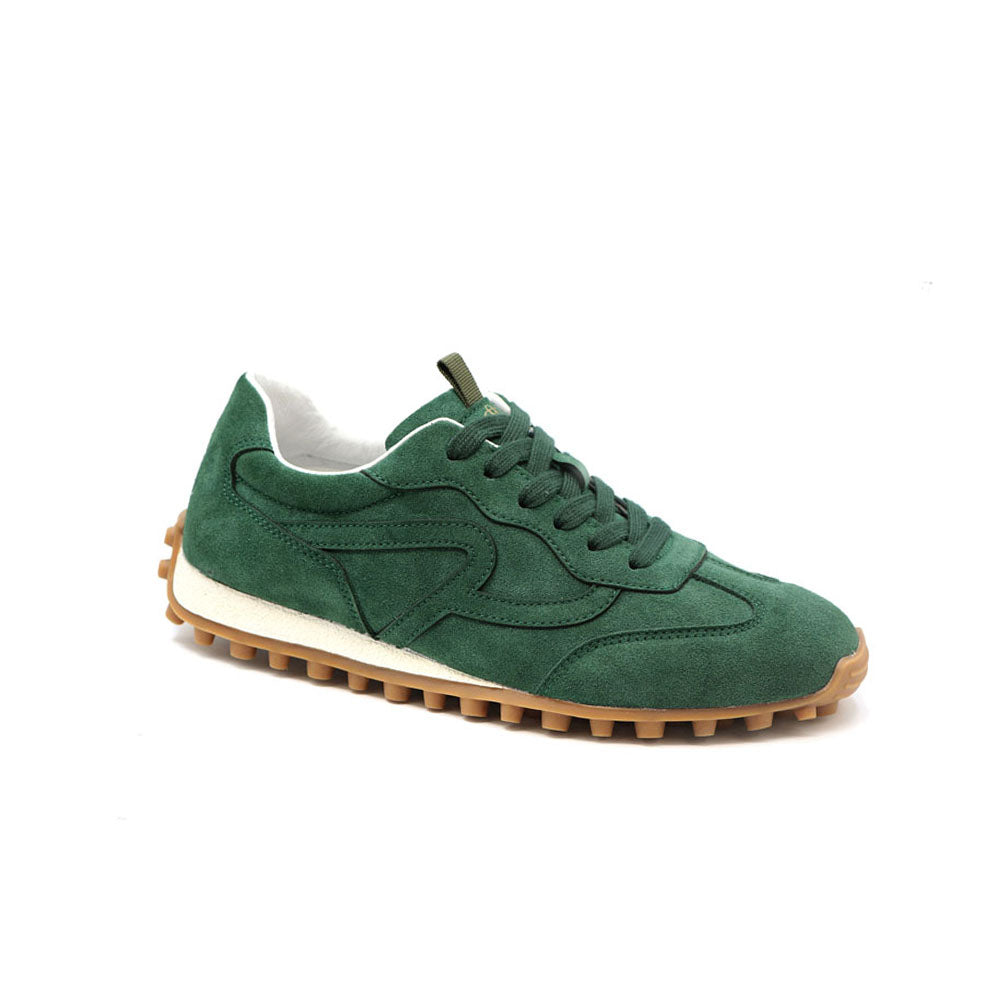 Paneled Low Top Runner Sneaker