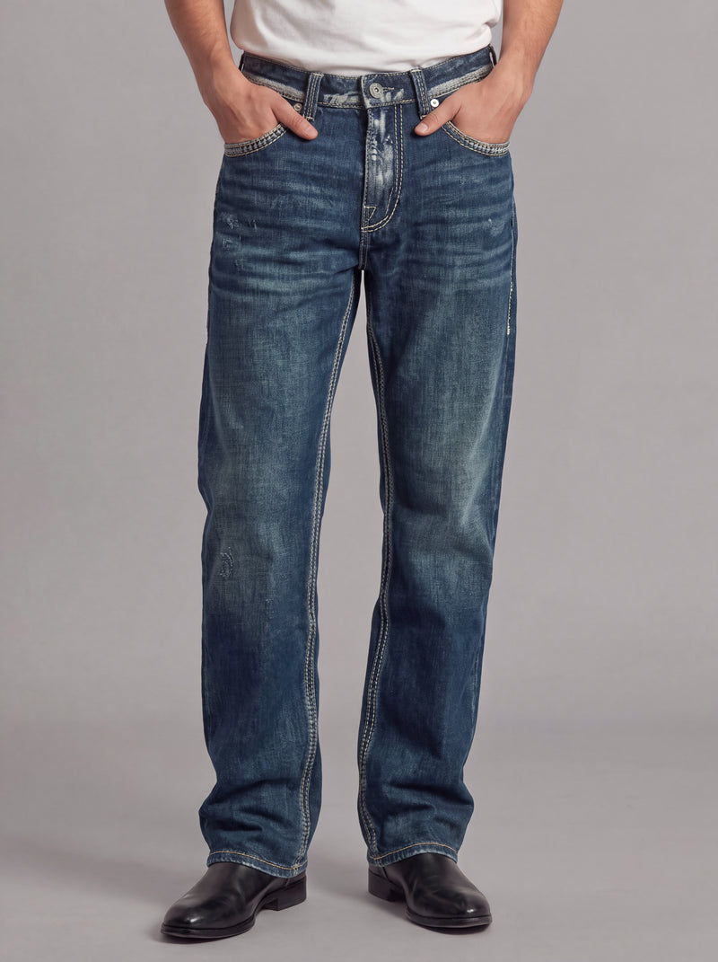 Neil Angular Back Pocket Straight Jean