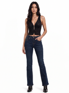 Stella Mid Rise R-Embroidered Bootcut Jean