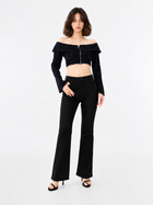 Fever Gold R Embroidered Bootcut Jean