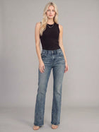 Fever White Logo Pocket Bootcut Jean