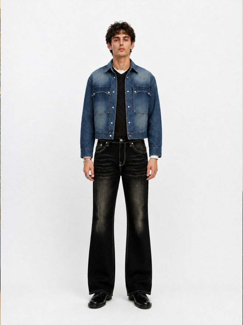 Grady Bronze Fade Relaxed Straight Jean