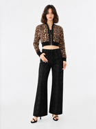 Leopard Print Bomber Jacket