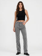 Kaia Mid Rise Straight Jean