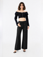 Kaia Allover Leopard Straight Jean