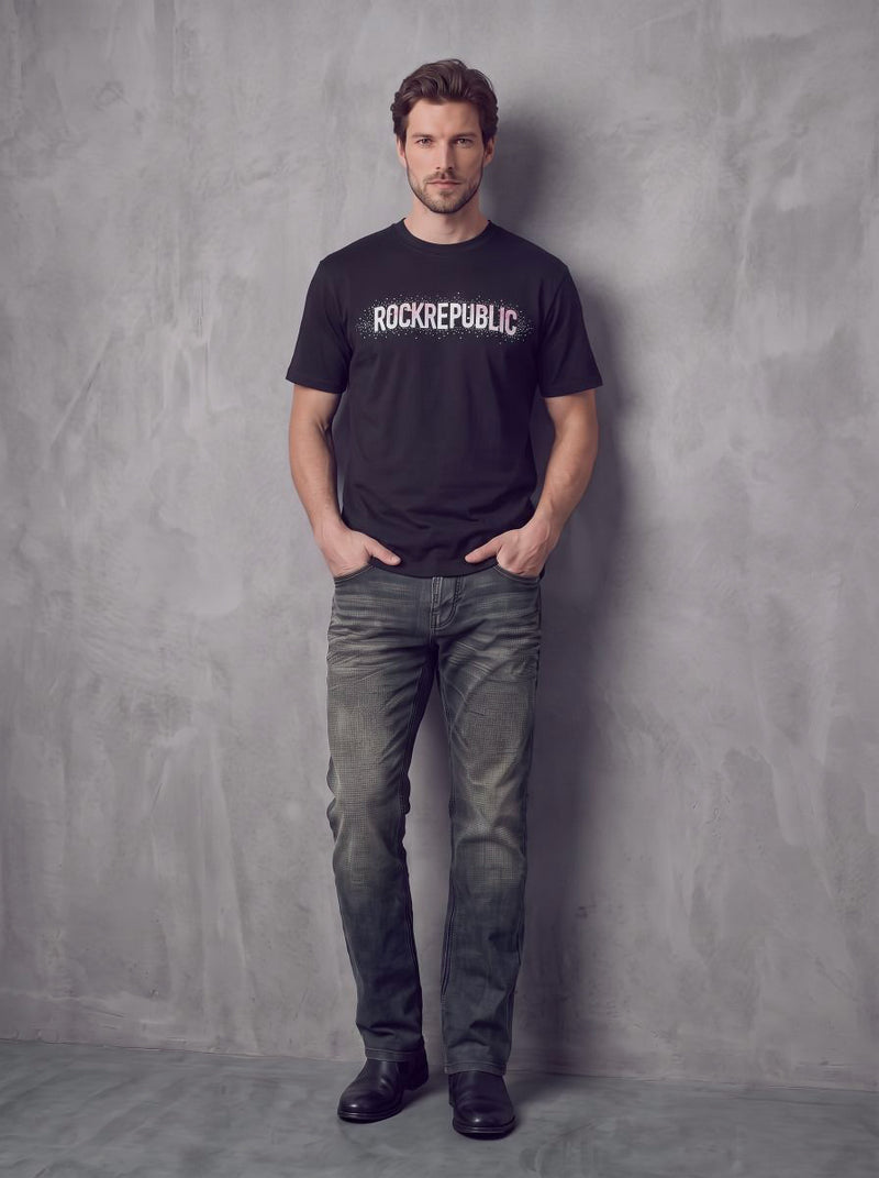 Embellished Wordmark Relaxed T-Shirt