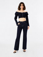 Fever Contrast Stitch Bootcut Jean