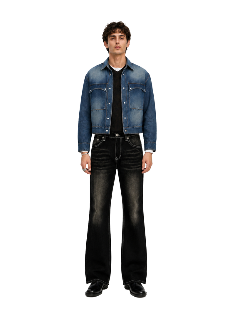 Grady Bronze Fade Relaxed Straight Jean