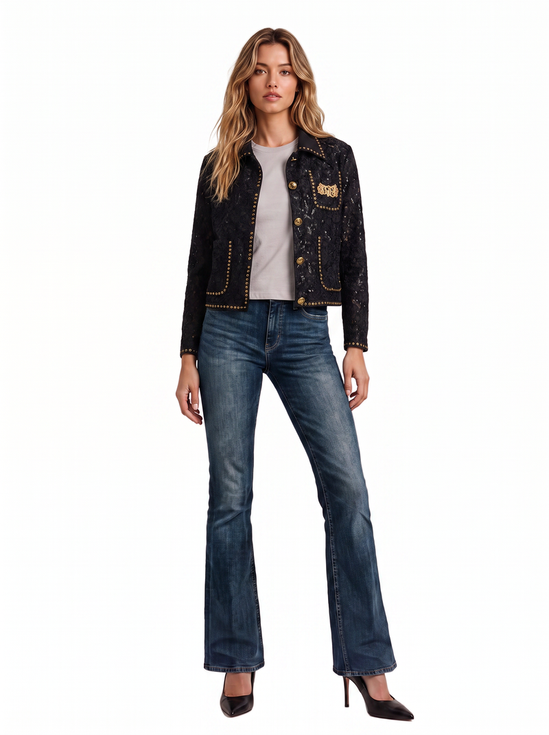 Studded Embroidered Jacket