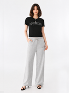 Logo Knit Wide Leg Pants