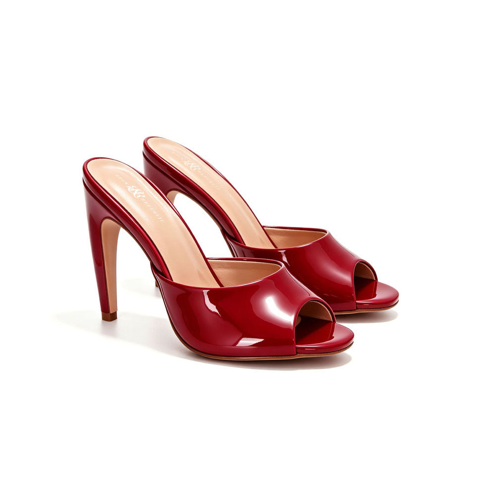 Open Toe Stiletto Mule