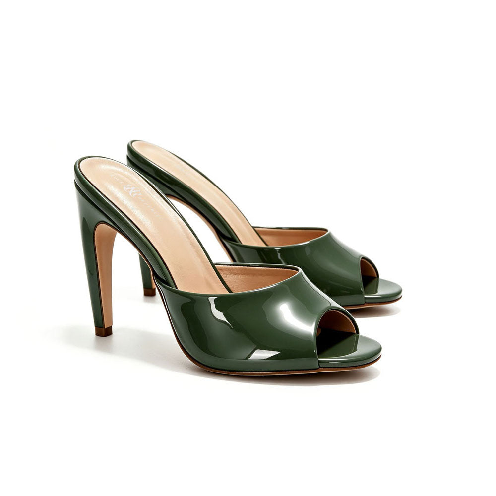 Open Toe Stiletto Mule