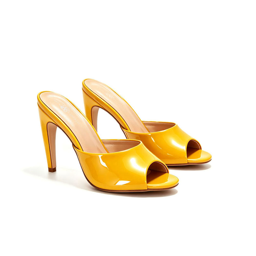 Open Toe Stiletto Mule