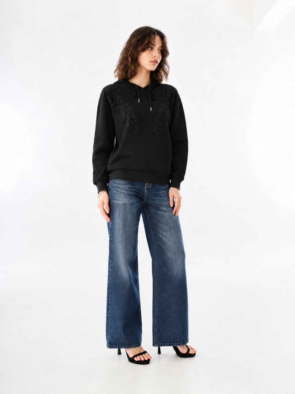 Tonal Crest Hoodie