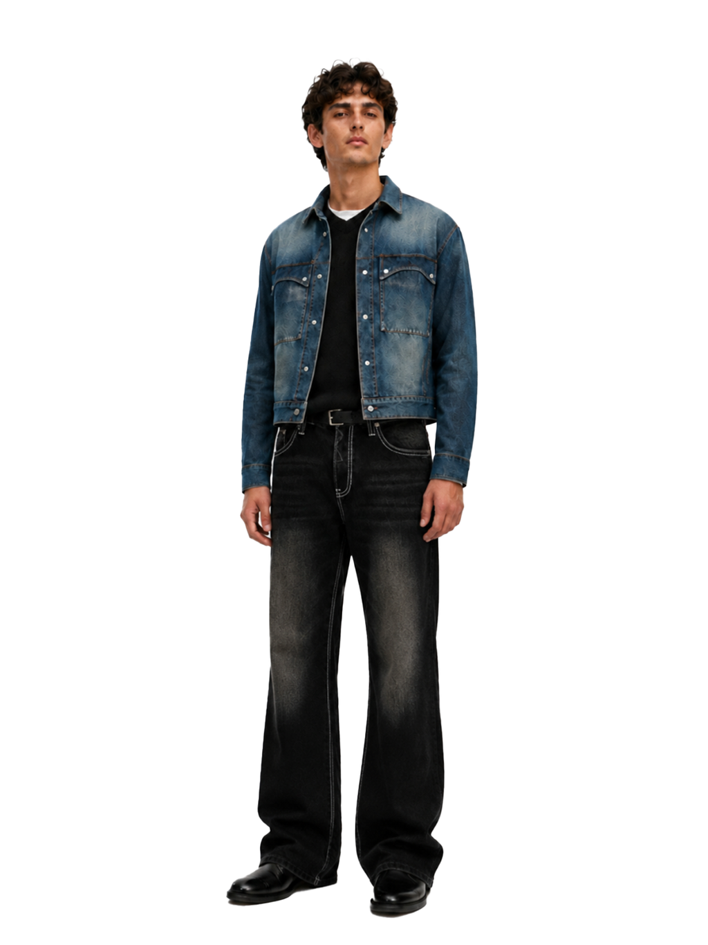 Grady Bronze Fade Relaxed Straight Jean