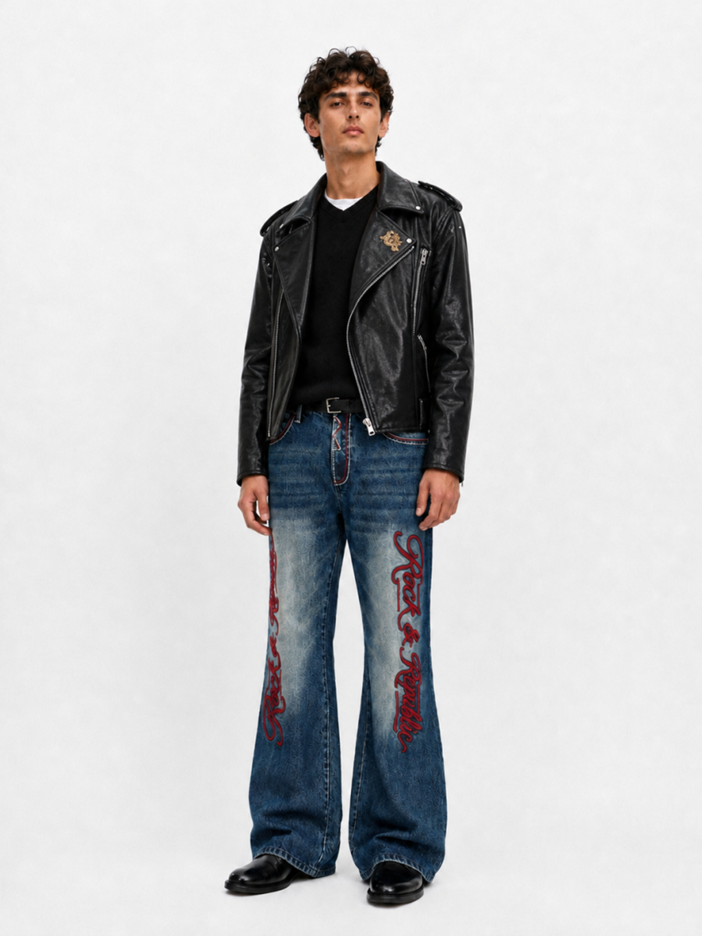 Gold Crest Moto Jacket
