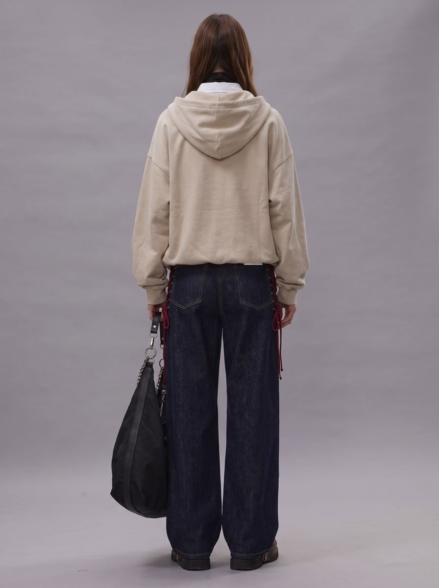 Kendall Black Wide Leg Jean