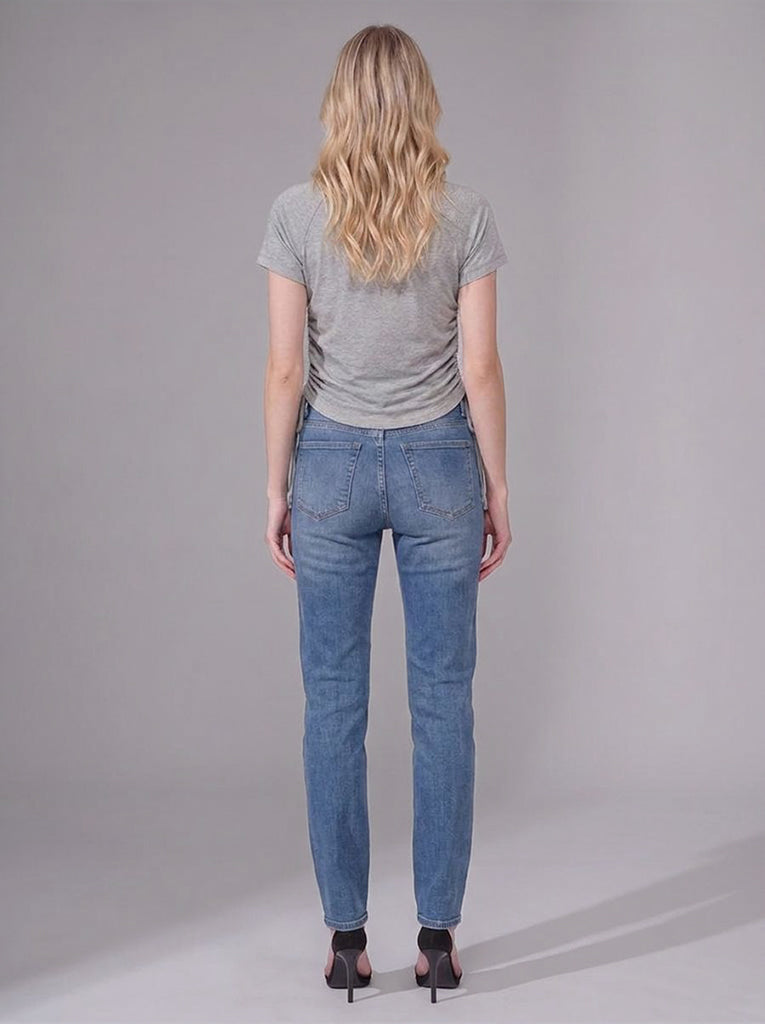 Ruched Side Drawstring T-Shirt