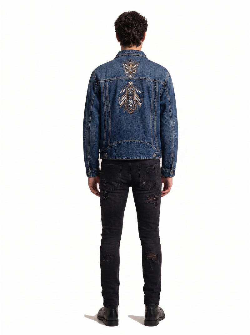 Embroidered Denim Jacket