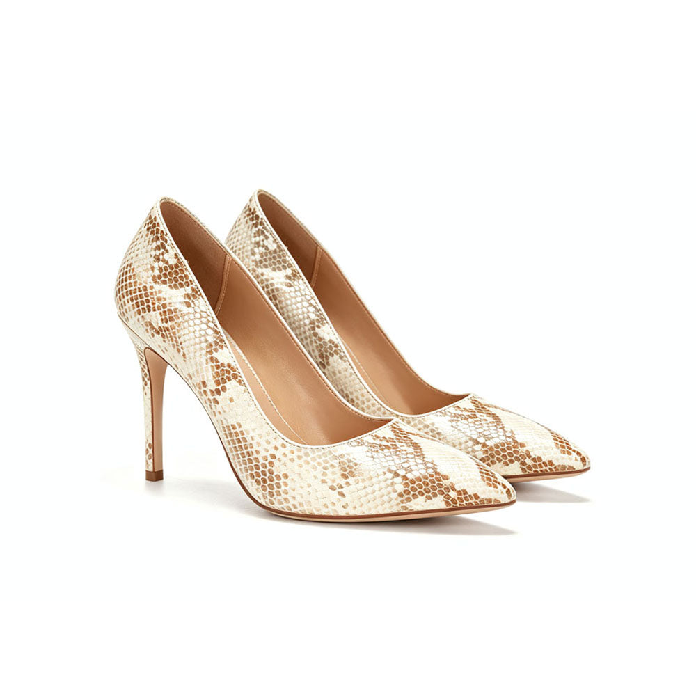 Metallic Pointed Toe Pump