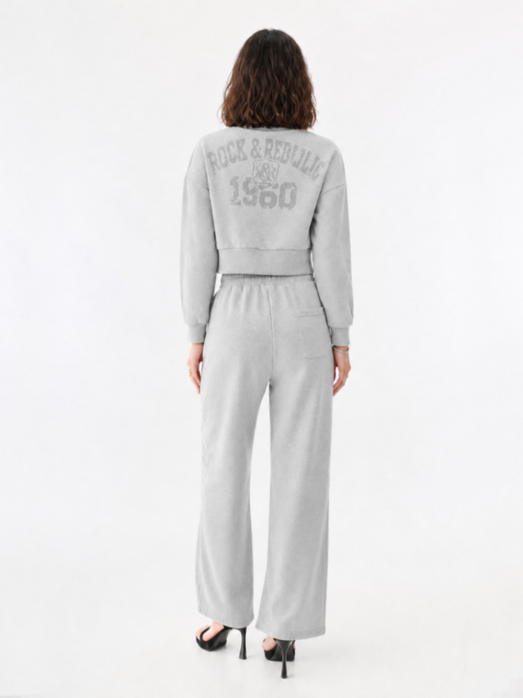 Collegiate Logo Cropped Hoodie