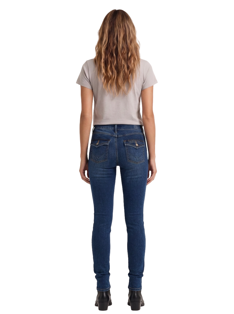 Berlin Flap Pocket Skinny Jean