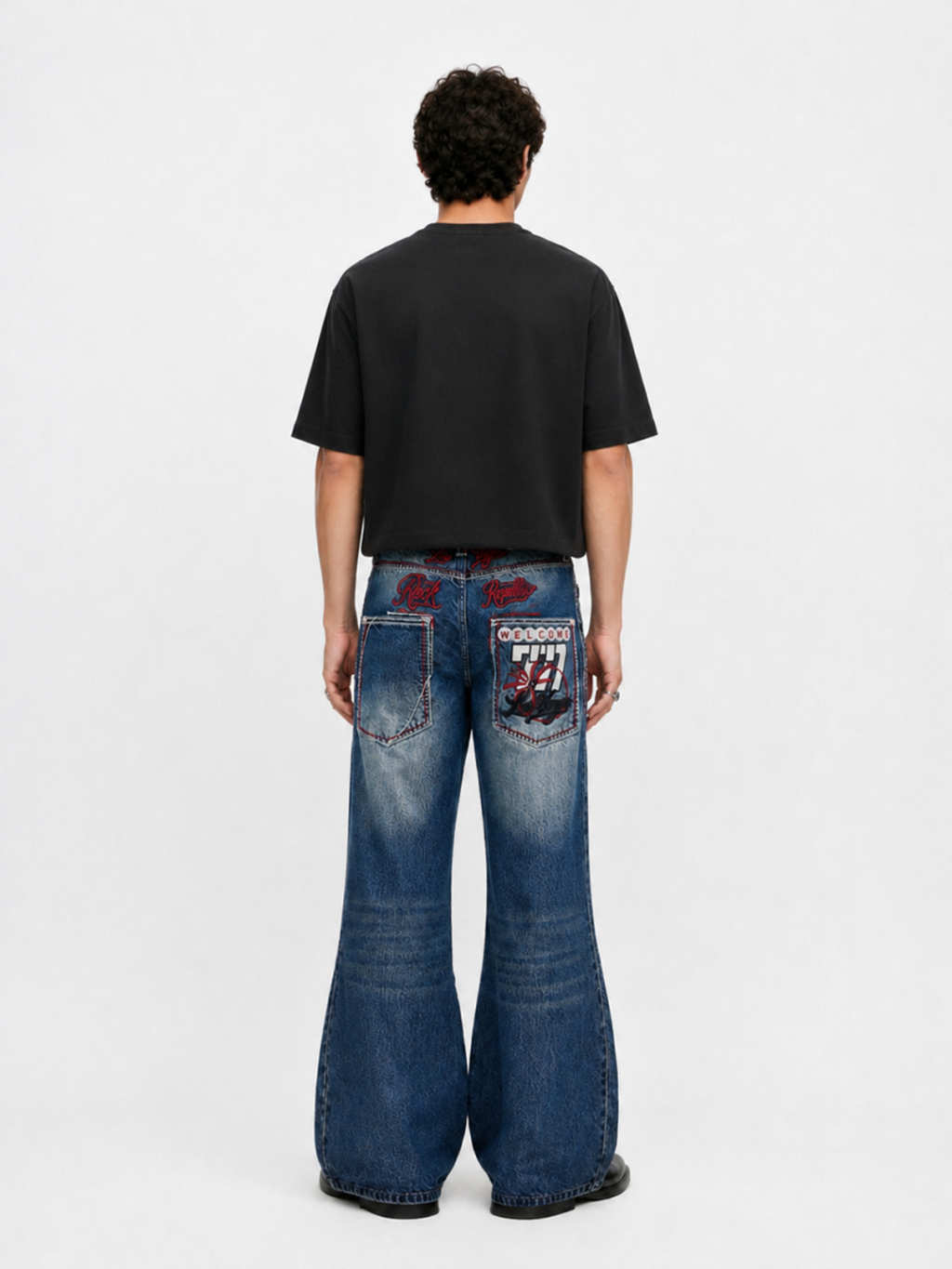 Studded Crest Relaxed T-Shirt