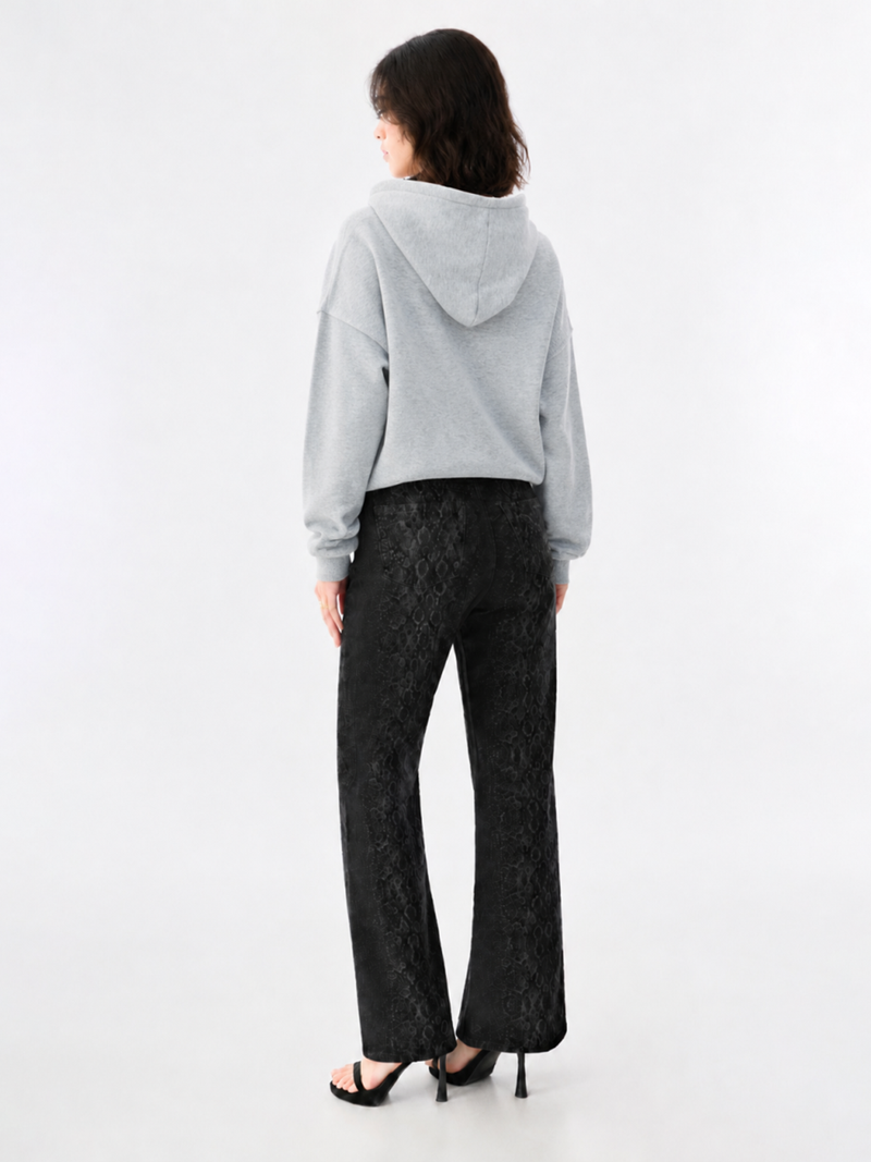 Tonal Logo Relaxed Hoodie