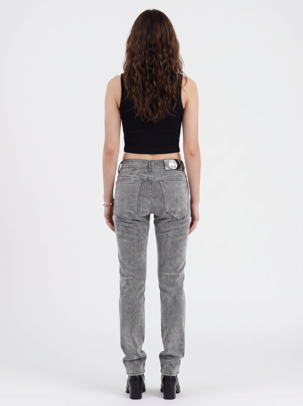 Kaia Mid Rise Straight Jean