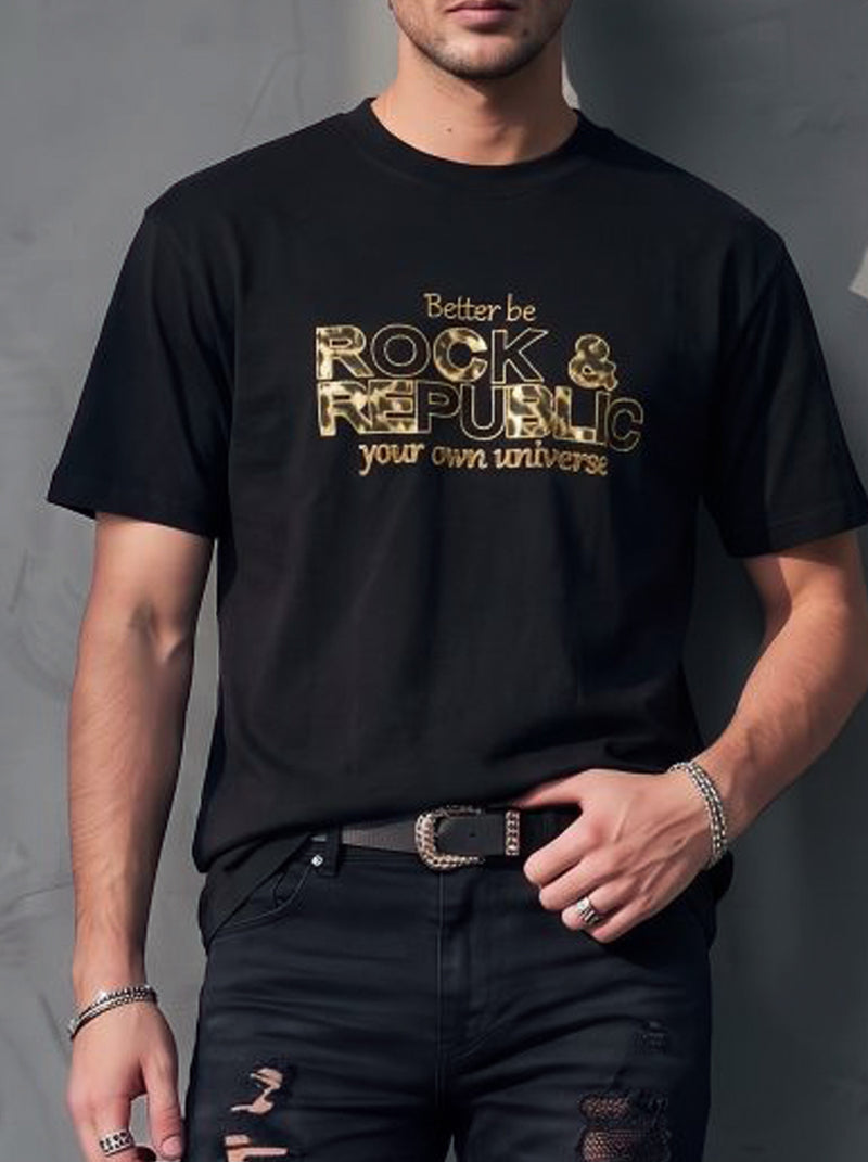 Gold Rock Graphic Relaxed T-Shirt