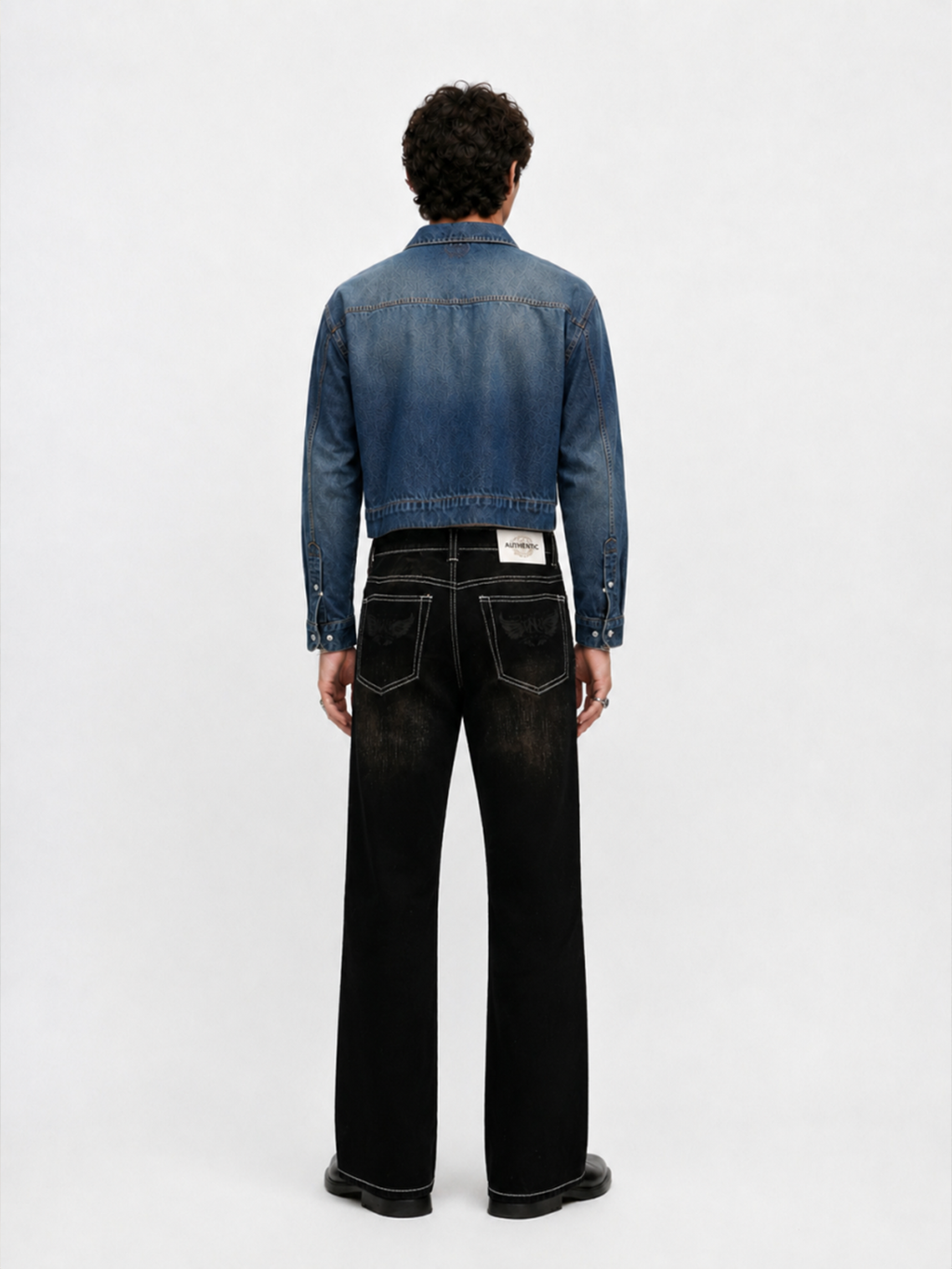 Grady Bronze Fade Relaxed Straight Jean