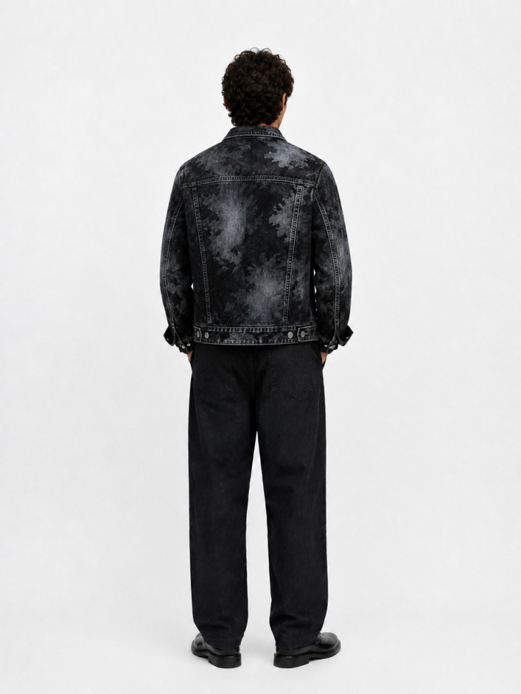 Tonal Camo Denim Jacket
