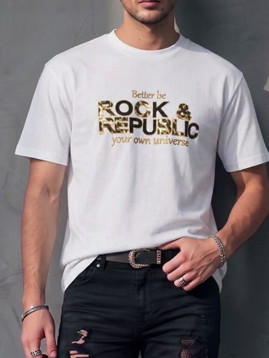 Gold Rock Graphic Relaxed T-Shirt